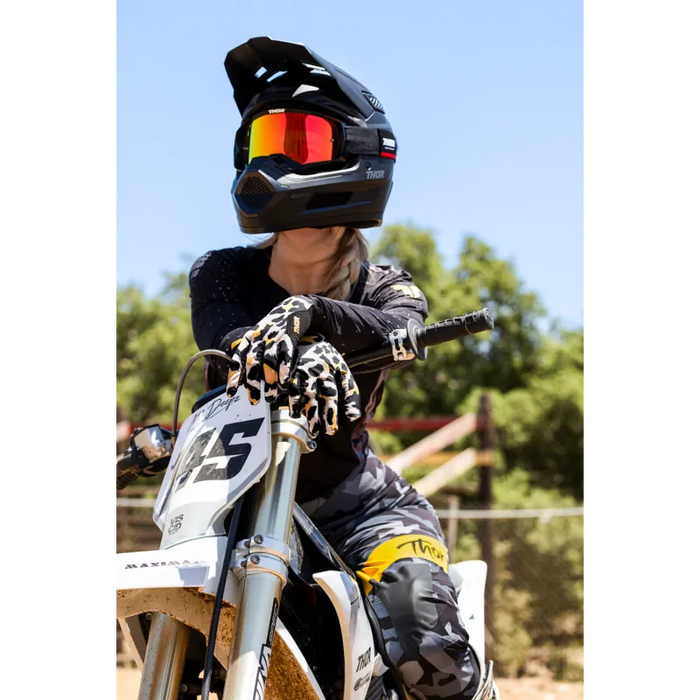 Thor Womens Sportmode Gloves - Tan/Black - Lifestyle