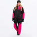 FXR Womens Revo F.A.S.T. Insulated Monosuit - Black/Razz, front view