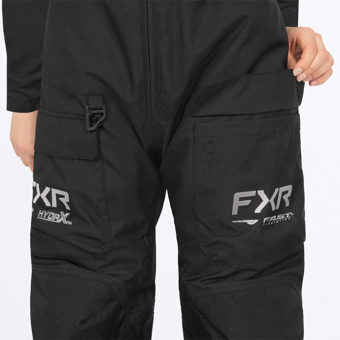 FXR Youth Excursion FX Bib Pant - Black, view 3