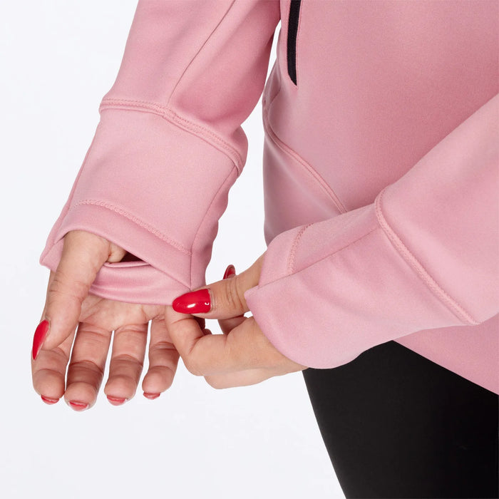 FXR Womens Hydrogen Tech Pullover Hoodie - Rose, view 5