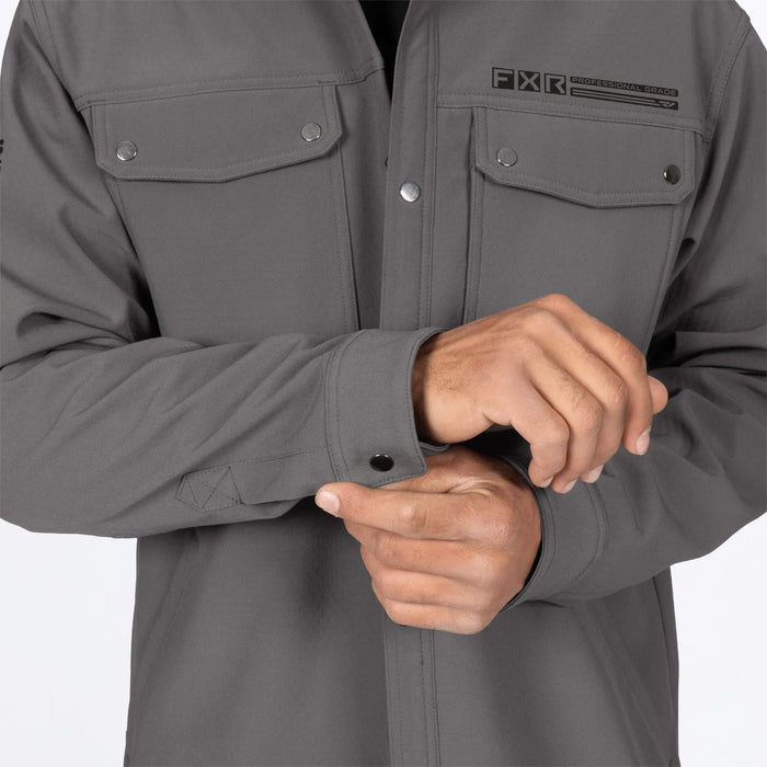 FXR Mens Stronghold Tech Shirt-Jac - Char, view 5