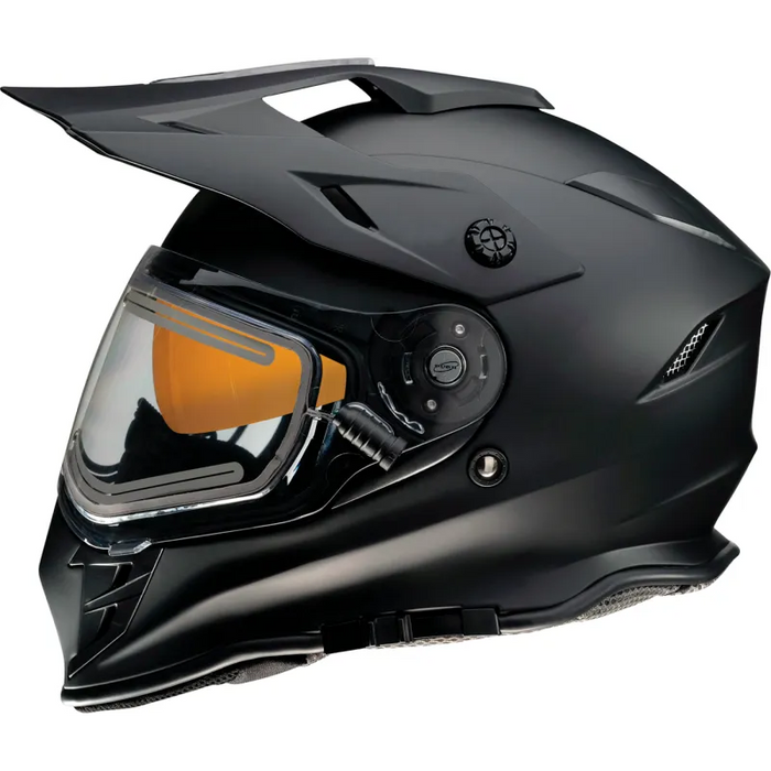 Z1R Range 2.0 Solid Snow Helmet with Electric Dual Lens Face Shield