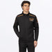 FXR Mens Race Division Tech Zip Up - Black/Kash, front view