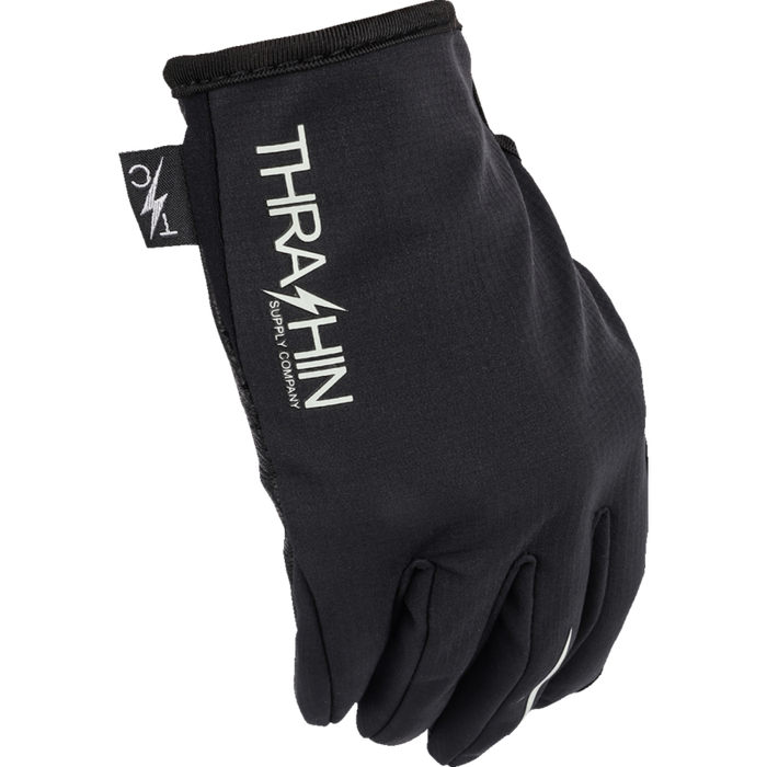 Thrashin Supply Mens Stealth Gloves - Black/Black