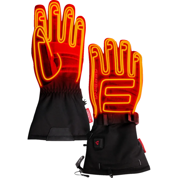 Gerbing Womens 7V S7 Battery Heated Gloves - Black - Front