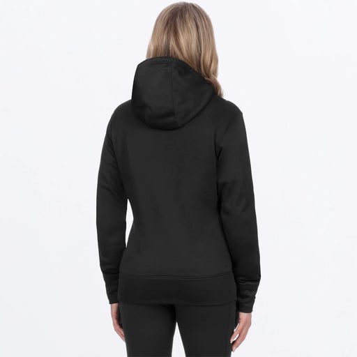 FXR Womens Hydrogen Tech Pullover Hoodie - Black/Red, view 2