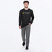 FXR Mens Mitered Premium Longsleeve - Black/Gold, view 3