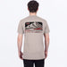 FXR Mens Mountain Premium T-Shirt - Sand/Oxblood, view 2