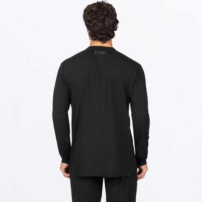 FXR Mens Surge Bamboo Longsleeve - Black, view 2