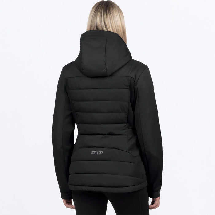 FXR Womens Phoenix Windproof Quilted Jacket - Black, view 2