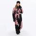FXR Womens Cold Cross CX Lite Monosuit 2027 - Black/Rose, front view