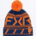 FXR Expedition Wool Beanie - Midnight/Orange, front view