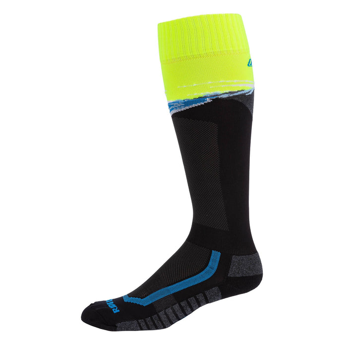Klim Aggressor Vented Sock - Twoually - Black - Hi-Vis
