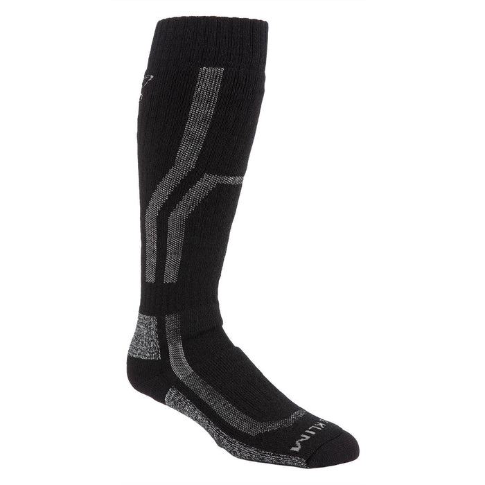 Klim Mens Aggressor Sock 3.0 - Black - Monument, front view