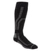 Klim Mens Aggressor Sock 3.0 - Black - Monument, front view