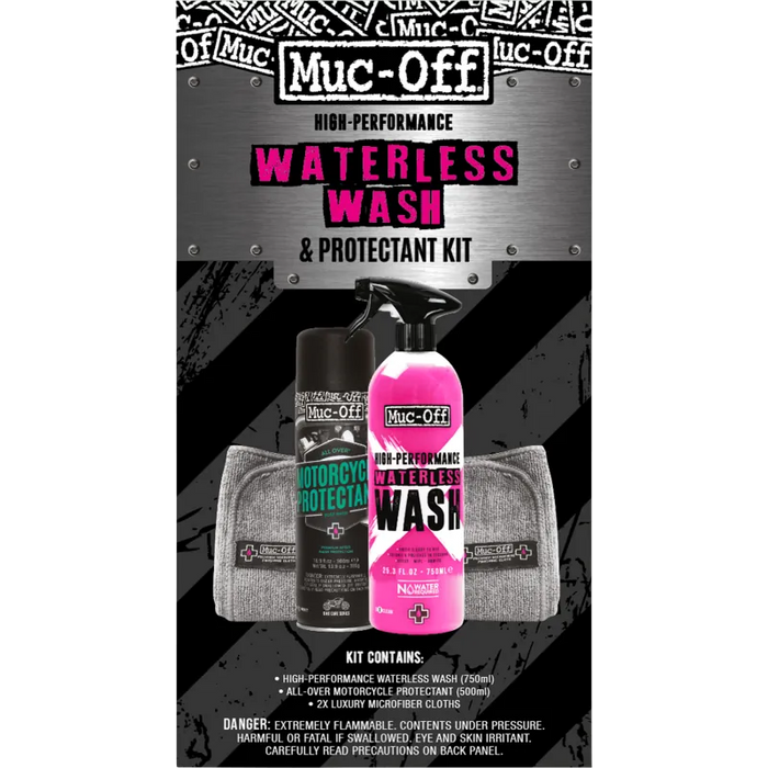 Muc-Off Motorcycle Waterless Wash and Protectant Kit - Front