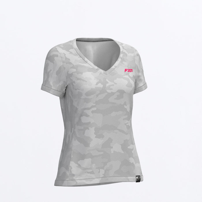 FXR Womens Breezy UPF V-Neck T-Shirt