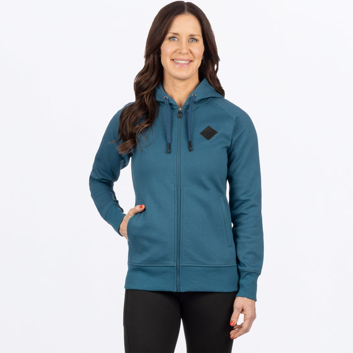 FXR Womens Diamond Zip Hoodie