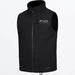 FXR Mens Evolution FX Tech Shell Vest - Black, front view