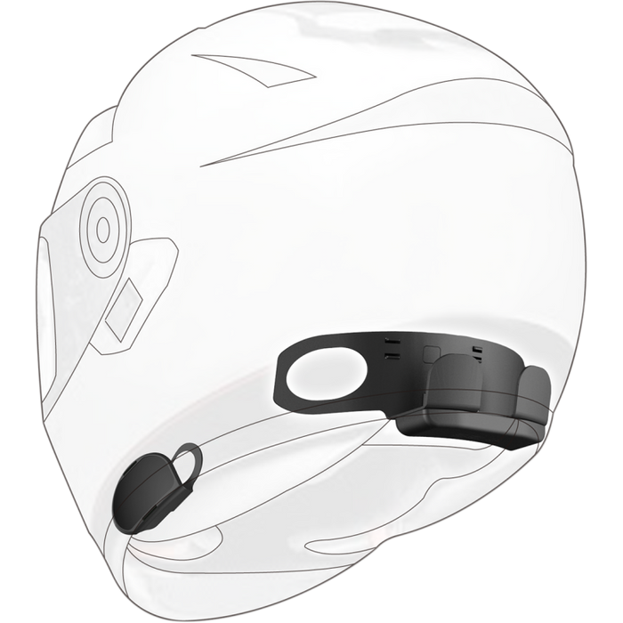 Sena 10U Bluetooth Communication System with Remote Control for Shoei GT-Air Helmet