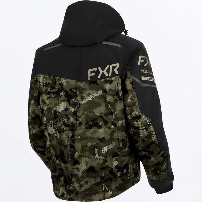 FXR Mens Helium X 2-in-1 Jacket 2027 - Camo/Black/Stone, view 2