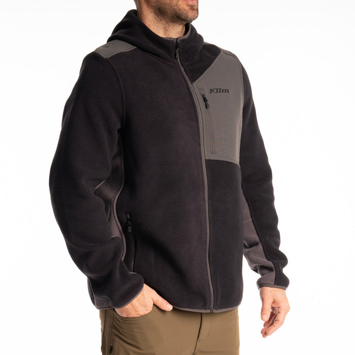 KLIM Mens Teton Crest Fleece Hooded Jacket