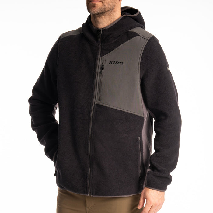 KLIM Mens Teton Crest Fleece Hooded Jacket