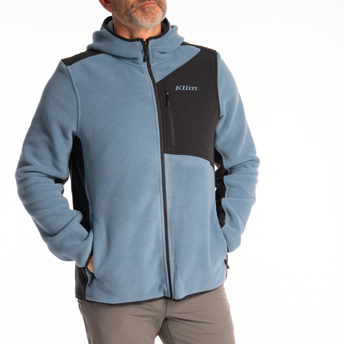 KLIM Mens Teton Crest Fleece Hooded Jacket