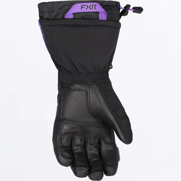 FXR Womens Fusion Glove 2027 - Black/Amethyst, view 2