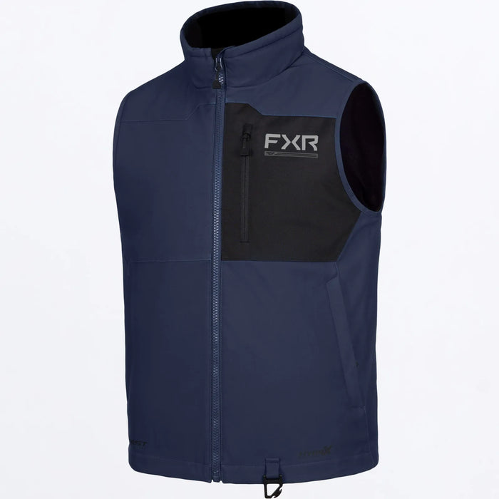 FXR Mens Evolution FX Tech Shell Vest - Midnight/Black, view 2