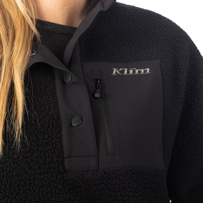 KLIM Womens Sira High Pile Fleece Hoodie