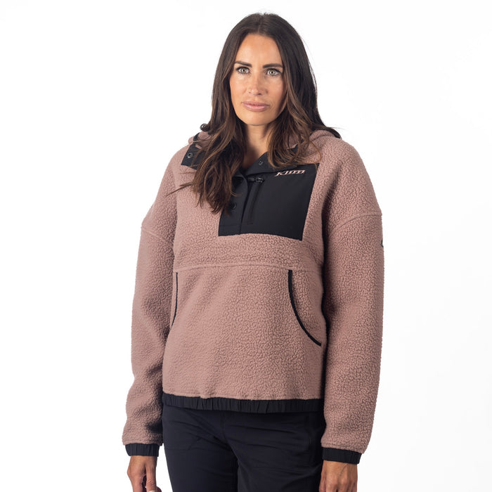 KLIM Womens Sira High Pile Fleece Hoodie