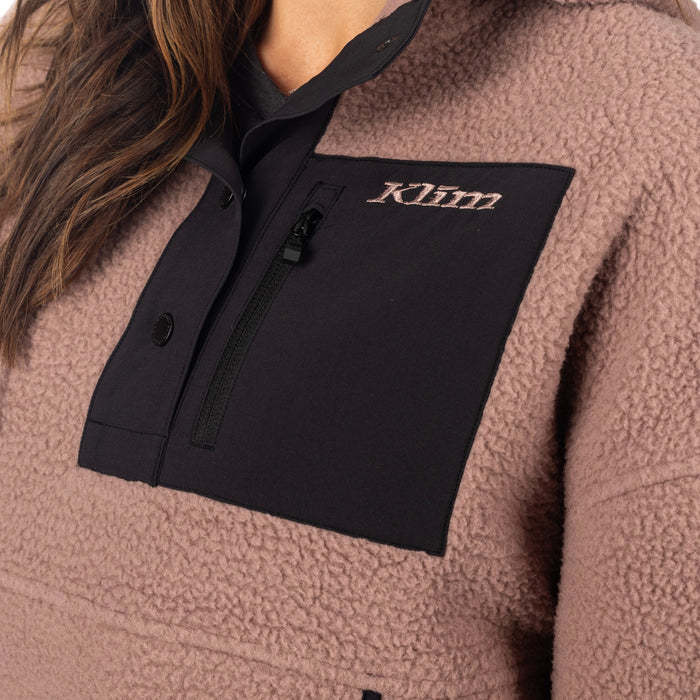 KLIM Womens Sira High Pile Fleece Hoodie