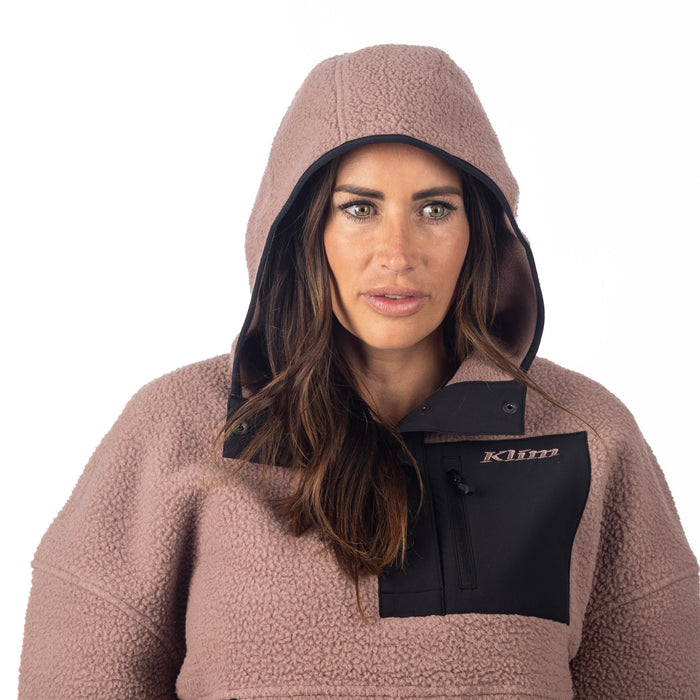 KLIM Womens Sira High Pile Fleece Hoodie