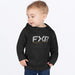 FXR Toddler Hydrogen Tech Pullover Hoodie - Black/Kash, front view