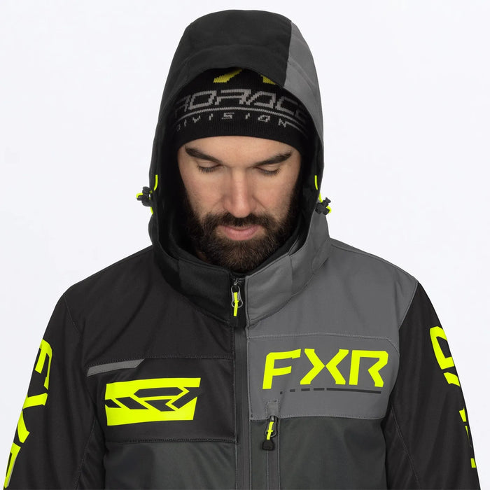 FXR Mens Revo Lite Monosuit - Asphalt/Ti/HiVis, view 4