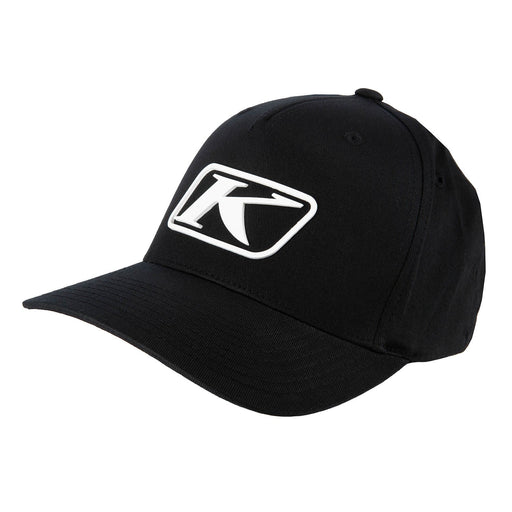 Klim Mens K Shield Hat - Black - White, front view