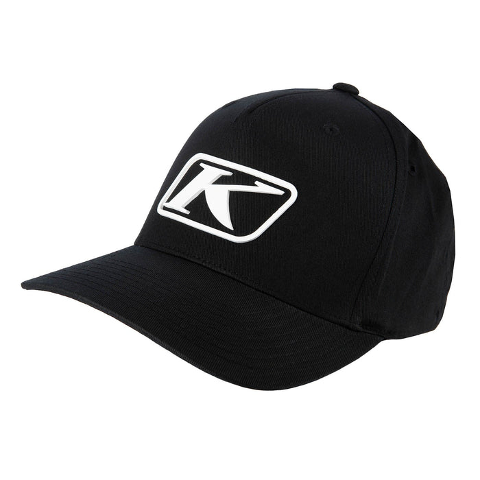 Klim Mens K Shield Hat - Black - White, front view