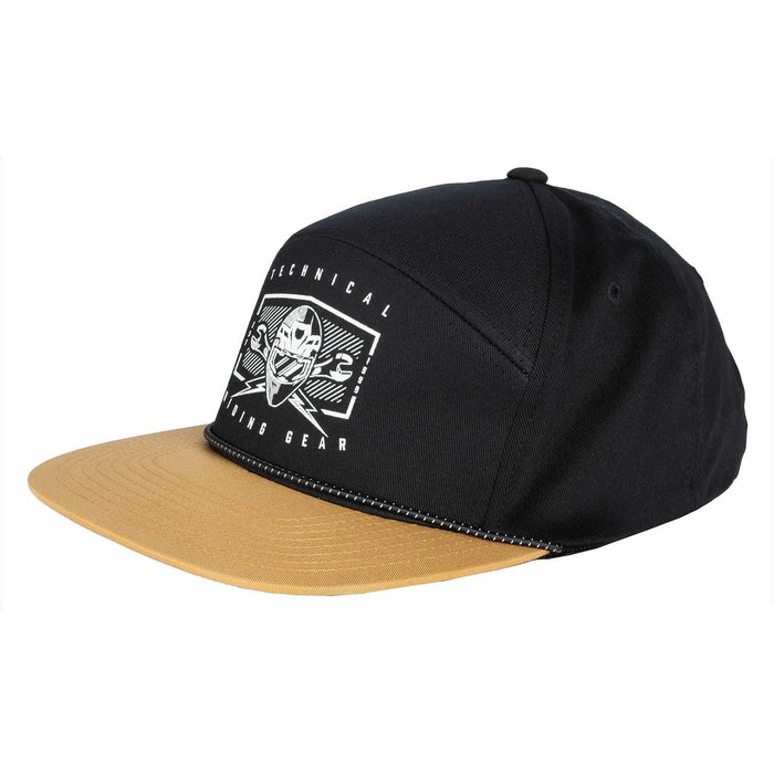 Klim Mens Petrol Hat - Black - Golden Brown, front view