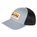 Klim Mens Escape Mesh Back Hat - Gray Heather - Black, front view