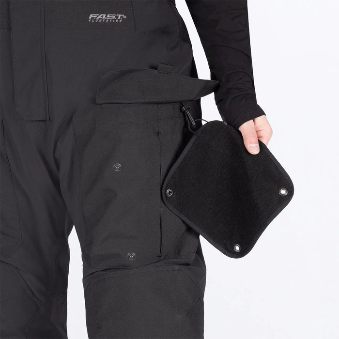FXR Mens Expedition Pro FX 2-in-1 Bib Pant - Black, view 3