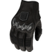 Icon Mens Long Track CX Gloves - Black - Front