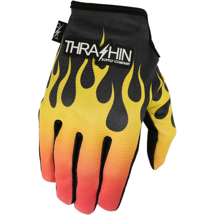 Thrashin Supply Mens Stealth Gloves - Black