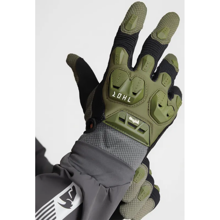 Thor Mens Terrain Gloves - Army/Charcoal - Other