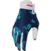 Thor Mens Launchmode Gloves - White/Aqua - Front