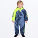 FXR Infant Kicker Snow Suit - Steel/HiVis, front view