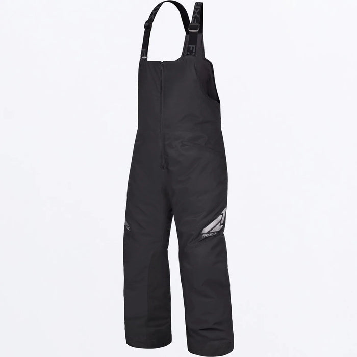 FXR Mens Fuel FX Bib Pant - Black, front view