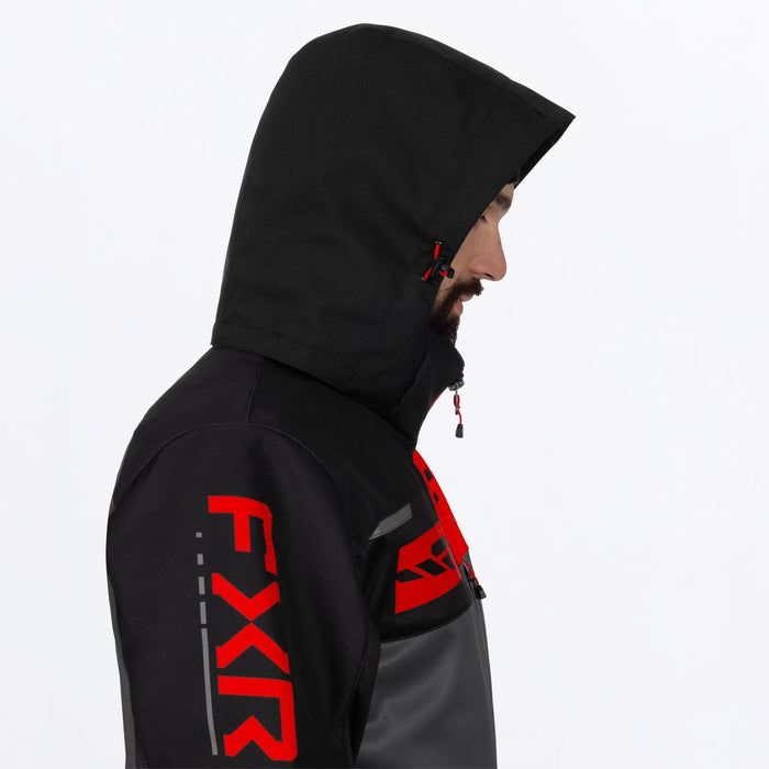 FXR Mens Revo F.A.S.T. Insulated Monosuit - Red/Ti/Black, view 4