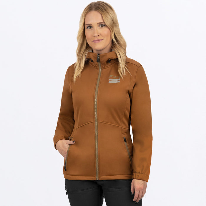 FXR Womens Ridge Softshell Hoodie