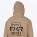 FXR Mens Mitered Cotton Pullover Hoodie - Canvas/Dark Cedar, view 4